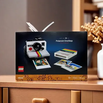 21345 Lego Polaroid OneStep SX-70 Camera,Creative Gift for Photographers,Gift for boys and girls