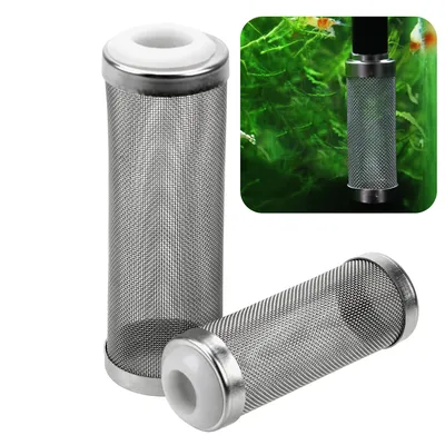 Aquarium Accessories Stainless Steel Filter Inflow Inlet Protect S/L Size Special Shrimp Cylinder