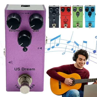 Electric Guitar Effect Pedal Overdrive Distortion Chorus COMPRESSOR US Dream Delay for Electric