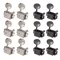 6pcs Guitar Locking Tuners 3L 3R Tuning Pegs Electric Guitar Tuner Machine Heads