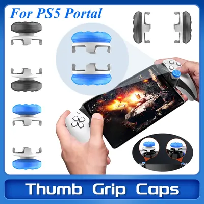 For PS5 Playstation Portal Remote Player Gaming Joystick extenders Enhanced thumb Grip Caps Kit