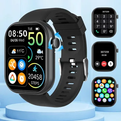 HOT Smartwatch full touch screen, answer and make calls, message reminders, custom watch face