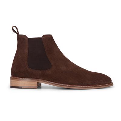 London Brogues Chelsea-Stiefeletten zum Hineinschlüpfen aus Wildleder in Braun für Herren Image