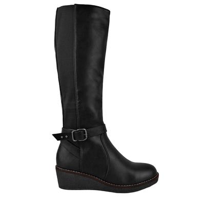 Where's That From - Damen Kniehohe Stiefel "Ayleen" (Schwarz) Image