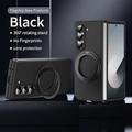 telefono Custodia Per Piega a Z 6 Z Fold 5 Z Fold 4 Z Fold 3 Per retro Con supporto e protezione per lo schermo A calamita Retrò PC Metallo