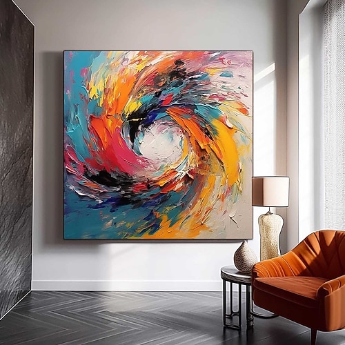 Dipinto ad olio 100% fatto a mano, dipinto ad olio con fiori di papavero rosa, dipinto a mano con fiori, arte murale moderna con texture, dipinto floreale 3d, arte contemporanea, grande arte murale,
