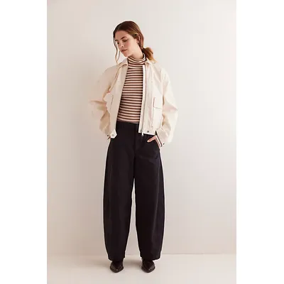 We The Free Rylee Chino Trousers at Free People in Black, Size: US 0
