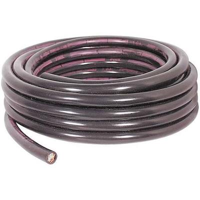 QUICKCABLE 200105-396-025 Battery Cable,1 ga.,Solid,60V,PVC,Blk