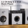 Fosi Audio BL20C con alimentatore 32V Bluetooth 5.0 2.1 Amplificatore ricevitore audio HiFi Mini Classe D Amp Lettore U-Disk 160W x2