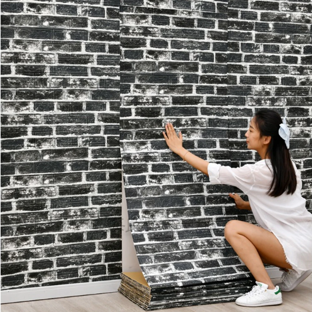 Wandkunst 70 cm x 1/2/3/5/10 m Dekoration Schlafzimmer PVC selbstklebende Wandtapete selbstklebende Paneele Wohnzimmer Tapeten Aufkleber 3d