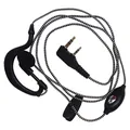 Microfono auricolare qualità a 2 pin per walkie-talkie sicurezza portatili Cuffie radio bidirezionali Cuffie in UV5R