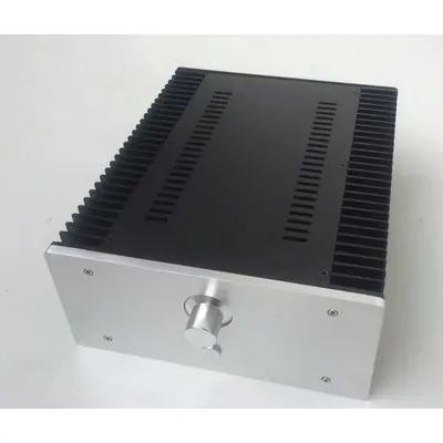 X120x311mm klein ein Verstärker gehäuse eloxiertes Aluminium Kühlkörper psu blank Chassis Image