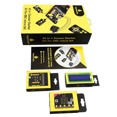 Keyes tudio micro: bit v2 45 in 1 sensor starter kit für bbc micro bit kit stamm programmier kit 57 Image