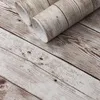 45 cm Tapete PVC Wandaufkleber Selbstklebende Große Rolle DIY Wasserdicht Gealterte Holzmaserung Möbel Dekoration 1 m/3 m/5 m/6 m/10 m/