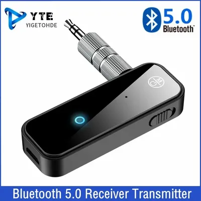 C28 Wireless Adapter 2 In 1 Bluetooth 5,0 Empfänger Sender 3,5 Mm Klinke Für Auto Musik Audio Image