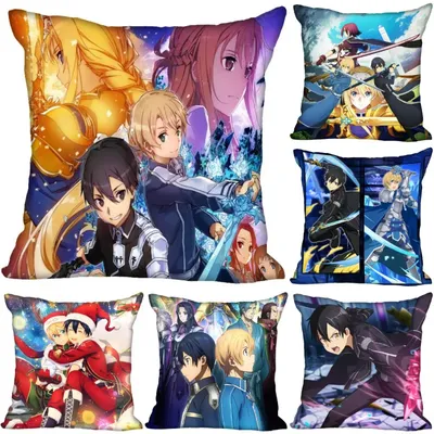 Nach Schwert Art Online 01 Kissen Abdeckung Schlafzimmer Haus Dekorative Kissenbezug Platz Zipper Image