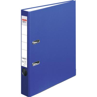 Ordner max.file protect A4 PP-Folienbezug, Fenster 5 cm, blau Schreibwaren - Herlitz