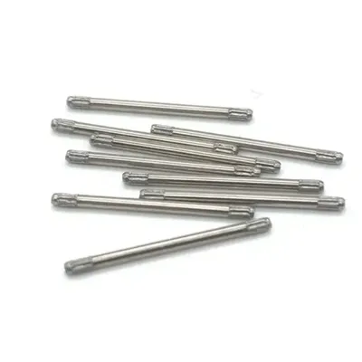 T2512 Uhrenarmband-Verbindungsstift, 1,0 mm, Doppelspitzen, gezahnte gerändelte Stange, 8 mm bis 27 Image