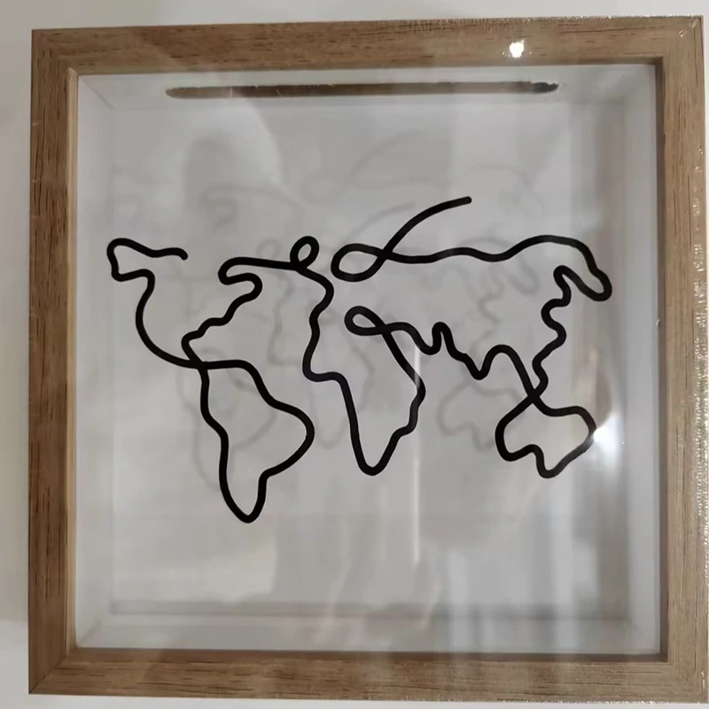 Ticket Aufbewahrung sbox Postkarte Souvenir Schließfach Karte Box Foto rahmen Schließfach Image