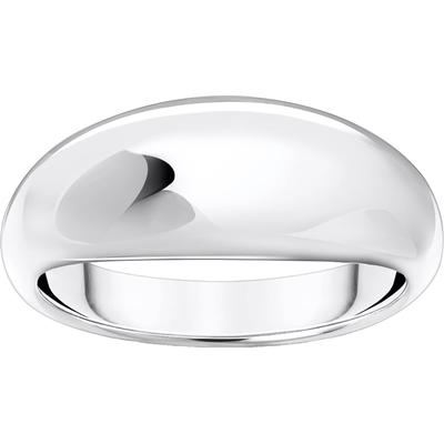 Fingerring THOMAS SABO "mit zeitlos-edlem Design, Bold Elegance" Gr. 54, silber (silberfarben), Fingerringe, Damen, 54, 