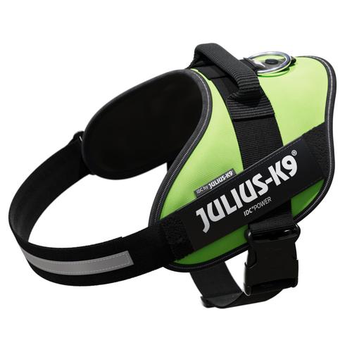 Größe: XL Julius-K9 IDC®-Powergeschirr - neon grün für Hunde