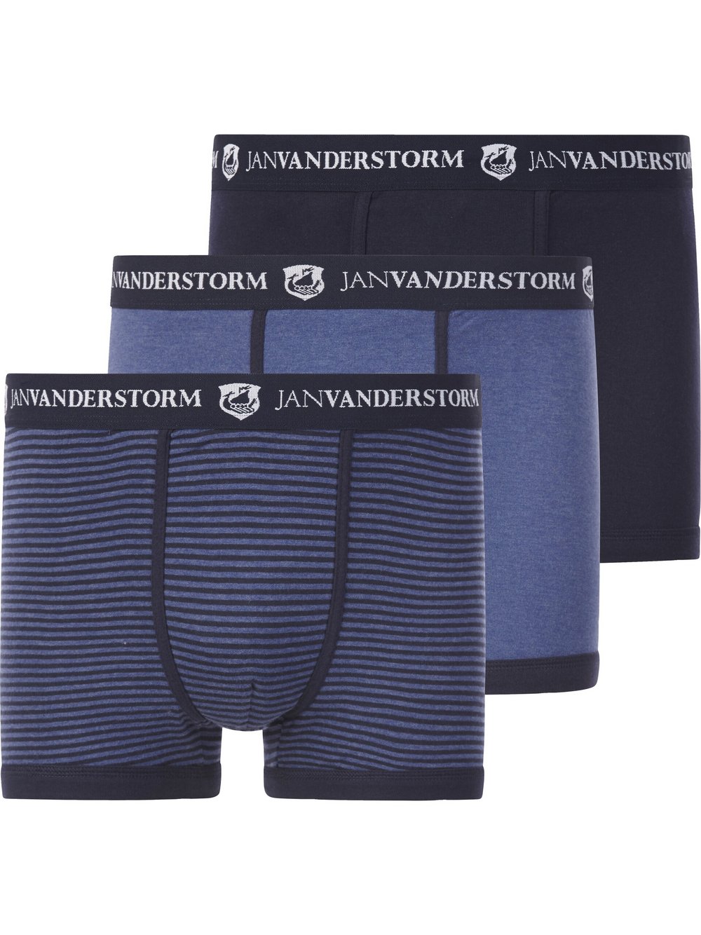 Jan Vanderstorm 3er Pack Retropant Herren blau, L Image