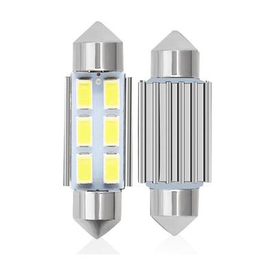 4 Stück C5w led 36 mm 5630 smd 6 LED-Glühbirne Kuppellampe Soffitte C5w Led dc 12 v Weiß Auto