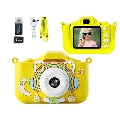 Kids Camera Digital Camera for Girls Age 3-8, 9600W Toddler Camera for Kids with 64GB SD Card, Toddler Girls Toys Age 6-8, Kids Christmas Birthday Gifts for Girls