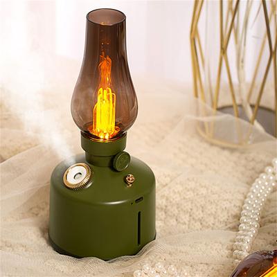 Lamp Air Humidifier Ambience Lamp Mute Retro Humidifier USB Small Fragrance Diffuser with Light for Home Office