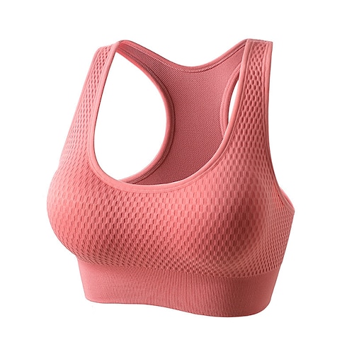 Damen Hohe Unterstützung Sport Bustier bh Sport-BH Bustier Rückenfrei mit am Rücken überkreuzten Trägern BH-Oberteil Gefüttert Fitness Freizeit Sport Laufen Atmungsaktiv Leichtgewichtig Weich Schwarz Image