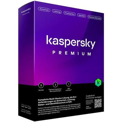 Kaspersky Sicherheitssoftware »Premium« Vollversion 5 Geräte / 1 Jahr Image