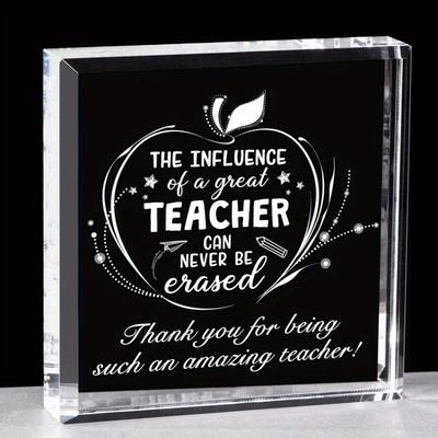 TEMU Teacher Appreciation Gifts For Women Man - Thank You Gifts For Teachers From Student - Keepsake Paperweight - Thank You Gift For Music Teachers - Perfect Keepsake Paperweight For Dance Teachers