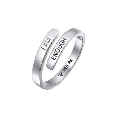 Elli - Wickelring 925 Sterling Silber I am Enough Ringe 1 ct Damen Image