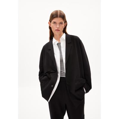 MARIAA FERNANDAA - Frauen Oversized Fit Jacke - schwarz (Größe: M)