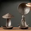 Teesiesieb mit lila Sandfilter, Retro-Tee-Leck, ultra feine, kreative Tisch dekoration, Haushalt, Einfachheit, Zen-Tee P