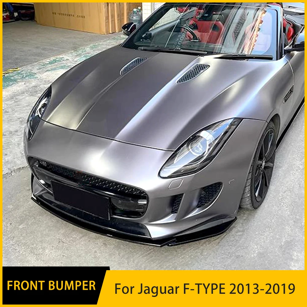 Per Jaguar F-TYPE 2013-2019 3 pezzi paraurti anteriore Lip Body Kit Spoiler diffusore deflettore accessorio di modifica sportiva di alta qualità
