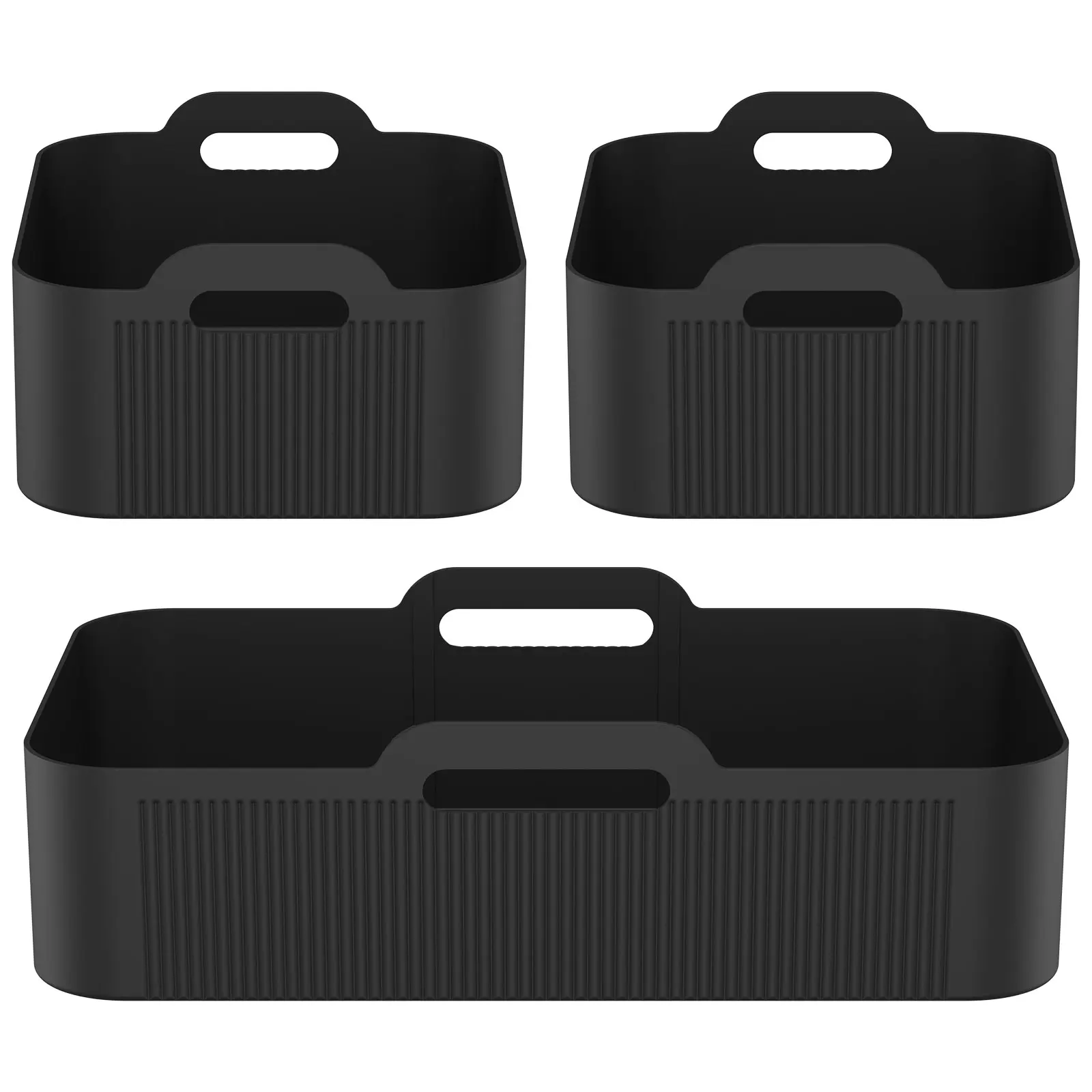 Airfryer-Silikontopf mit großem Fassungsvermögen, hitzebeständige Air Fryer-Korbeneinlagen, vielseitiges Air Fryer-Zubehör für Ofen oder Dampfgarer Image