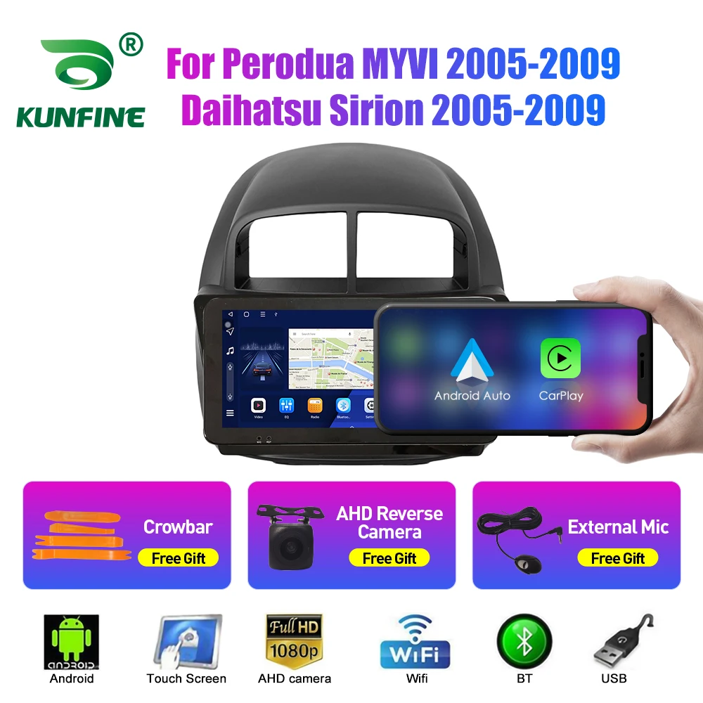 10,33 Zoll Auto Radio Für Daihatsu Sirion 2Din Android Octa Core Auto Stereo DVD GPS Navigation Player QLED Bildschirm Carplay