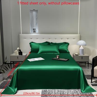 TEMU Luxurious Sheet - , & Washable Bedding For A (pillowcase Not Included)