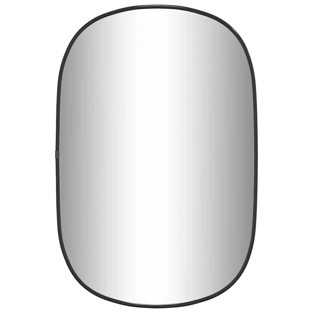 vidaXL Wandspiegel Schwarz 60x40 cm Image