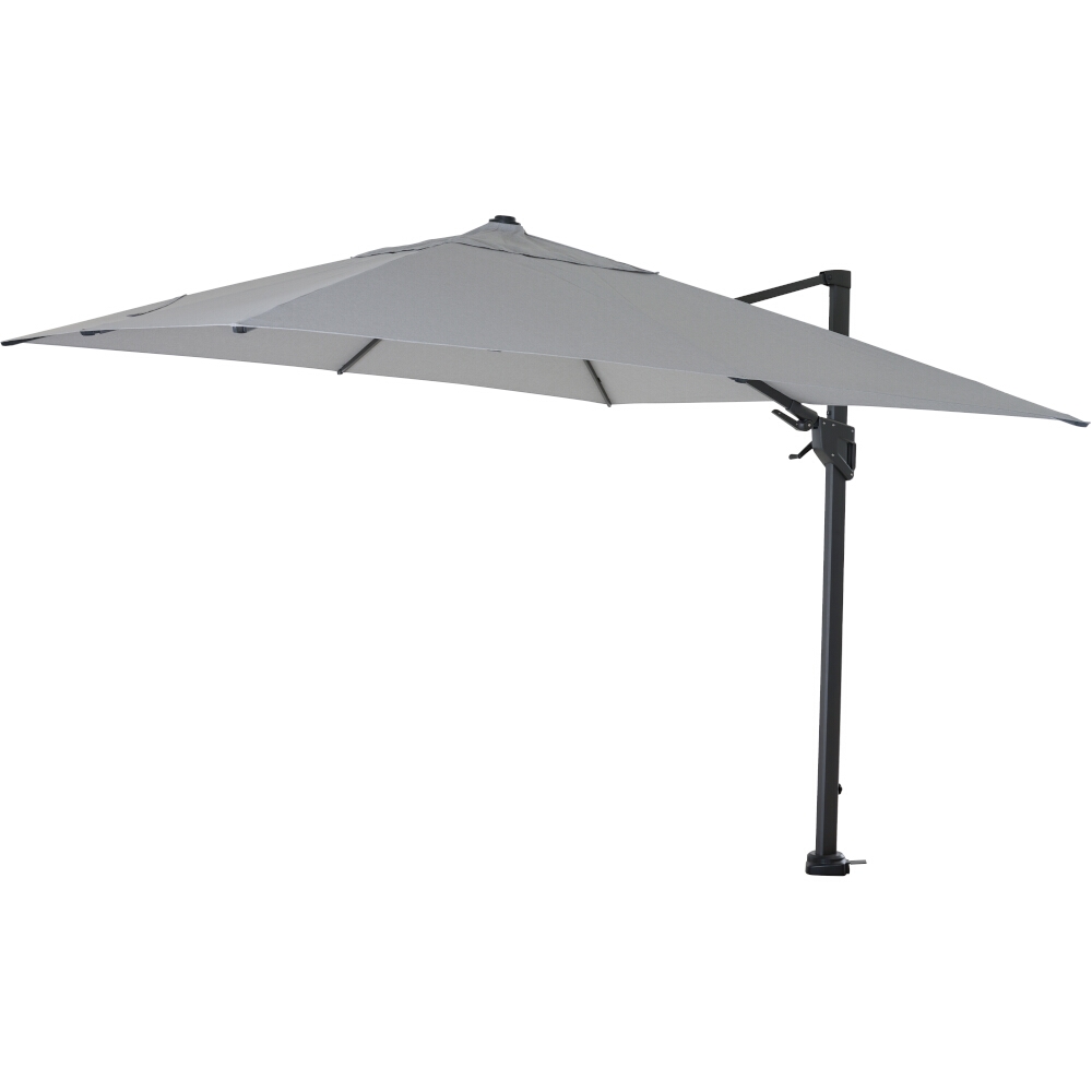 SIENA GARDEN Bosco N+ Ampelschirm anthrazit/hellgrau 300 x 300 cm Image