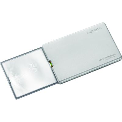 ESCHENBACH OPTIK Taschenlupe "easyPOCKET", silber, Lupen, im Scheckkartenformat + Licht
