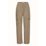 Stoffhose ICHI ""Stoffhose IHKecia"", Damen, Gr. 34, N-Gr, grün (khaki as cut), Obermaterial: 100% Polyester PES., casual, regular fit normal, Hosen