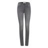 Röhrenjeans ICHI ""Röhrenjeans IHErin"" Gr. 31, Länge 32, grau (light washed) Damen Jeans