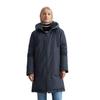 Wintermantel MARC O'POLO "aus recyceltem Polyester-Twill", Damen, Gr. 32, blau (deep night blau), Obermaterial: 100% Polyester; Füllung: 70% Daune, 30% Feder; Futter: 100% Polyamid, unifarben, casual, regular fit, Langarm, Mäntel