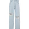 Bequeme Jeans 2Y STUDIOS "2Y Studios 2Y Anduin Ripped Baggy Jeans", Herren, Gr. 31, Normalgrößen, blau (ice), 100% Baumwolle, unifarben, casual, Jeans