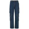 Bequeme Jeans 2Y STUDIOS "2Y Studios 2Y Aidan Cargo Baggy Jeans", Herren, Gr. 31, Normalgrößen, blau (raw sand), 100% Baumwolle, unifarben, casual, normal, Jeans