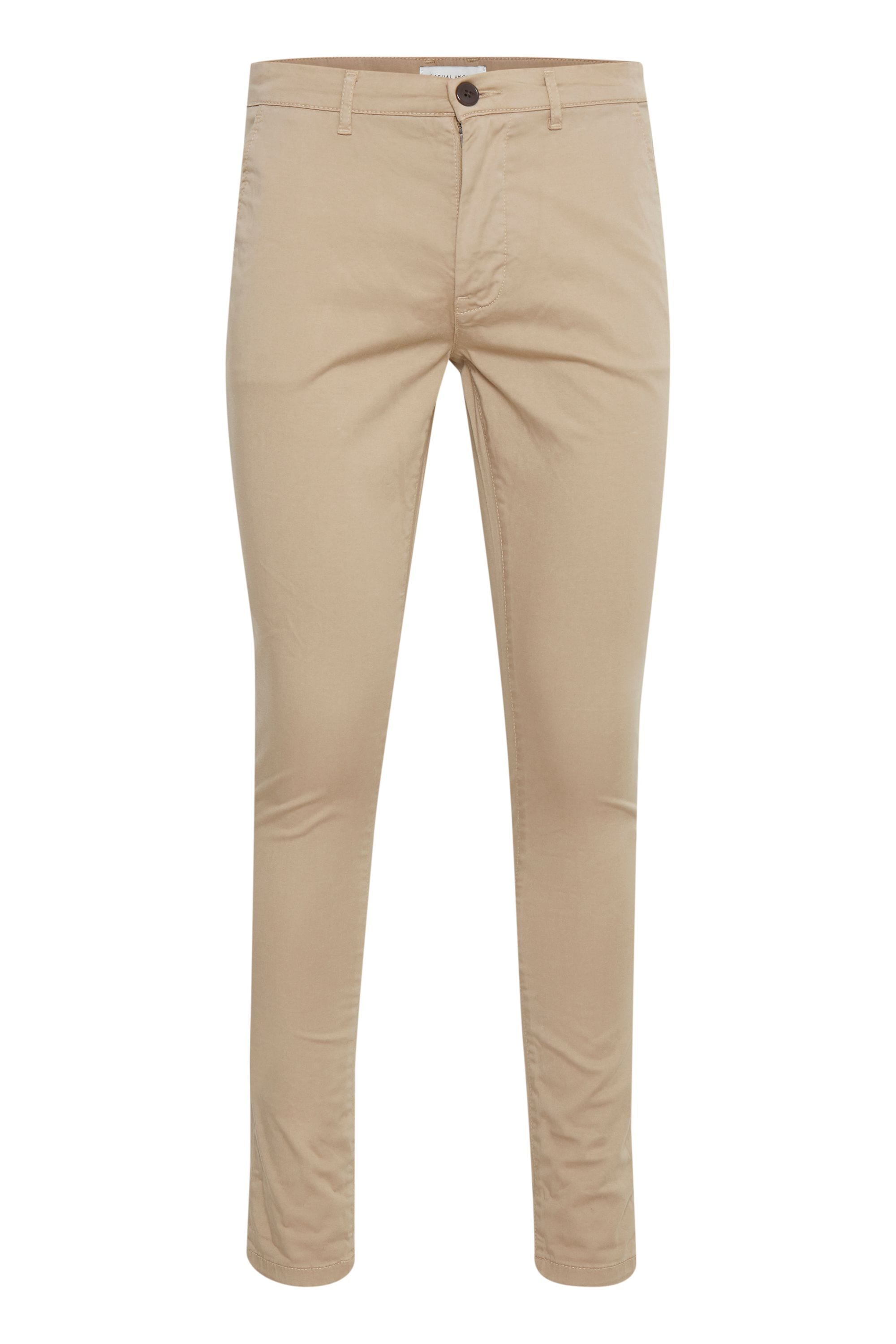 Chinohose CASUAL FRIDAY "Chinohose CFViggo", Herren, Gr. 32, Länge 32, beige (sand clay), Obermaterial: 97% Baumwolle CO. 3% Elasthan EL., Hosen Chinohose
