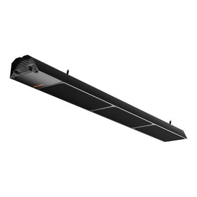 Schwank PhantomSchwank STP-TA08-10-BN 12' Black Marine-Grade Aluminum 2-Stage Natural Gas Outdoor Tube Patio Heater - 120V, 80,000 BTU