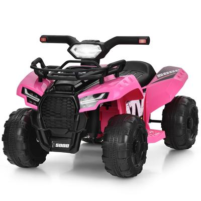 6V Kids ATV Toddler Electric Battery Powered Ride On Toy w/ LED Light